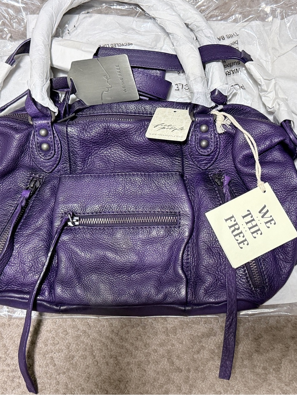 Free People We The Free Baby Emerson in Midnight Orchid - Picture 3 of 3